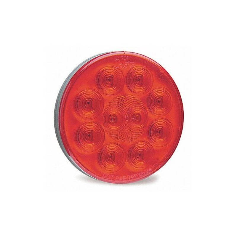 Grote 53252 - Supernova 4" 10-Diode Pattern Led Stop/Tail/Turn Light - Grommet Mount, Male Pin